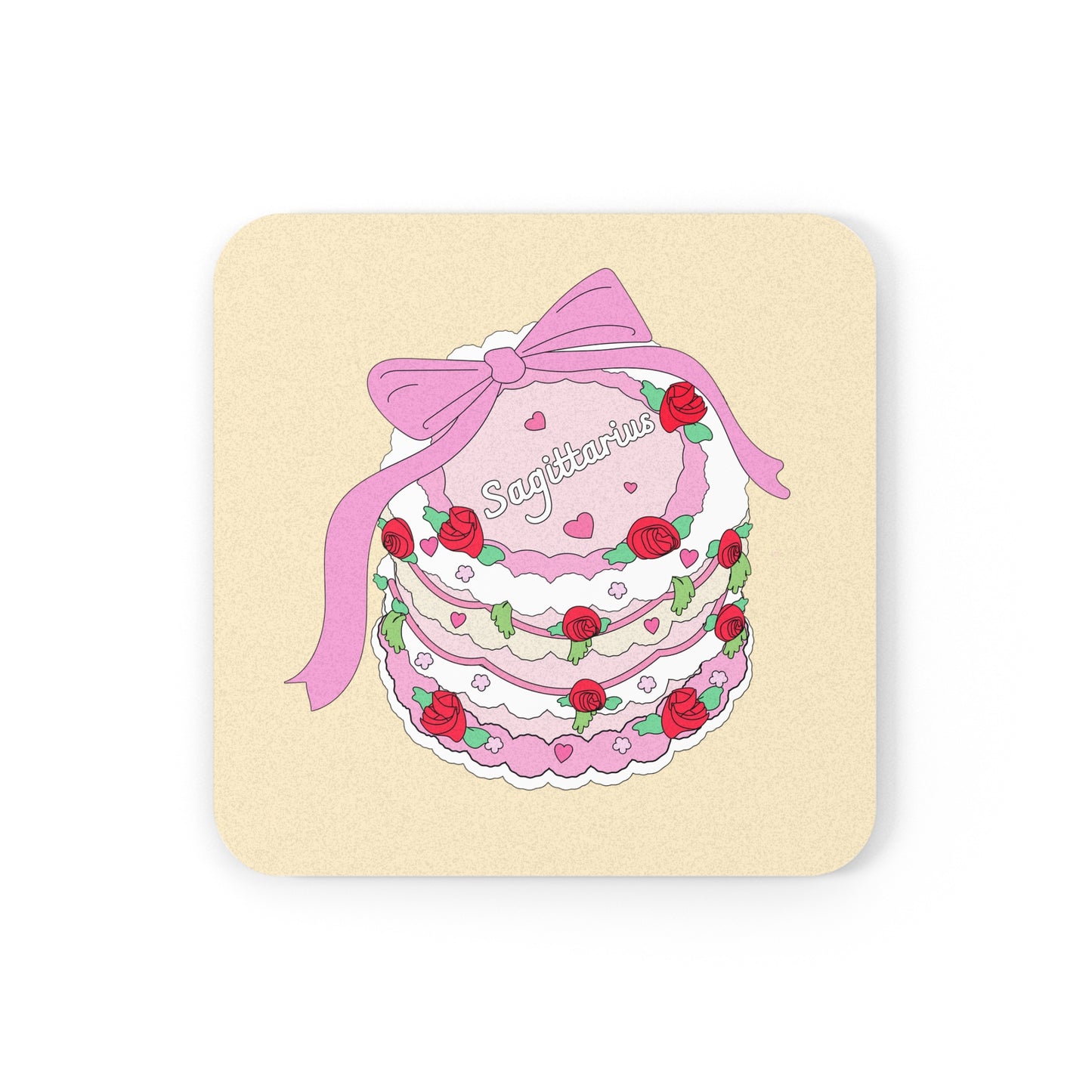 Zodiac Cake Series Coaster Sagittarius