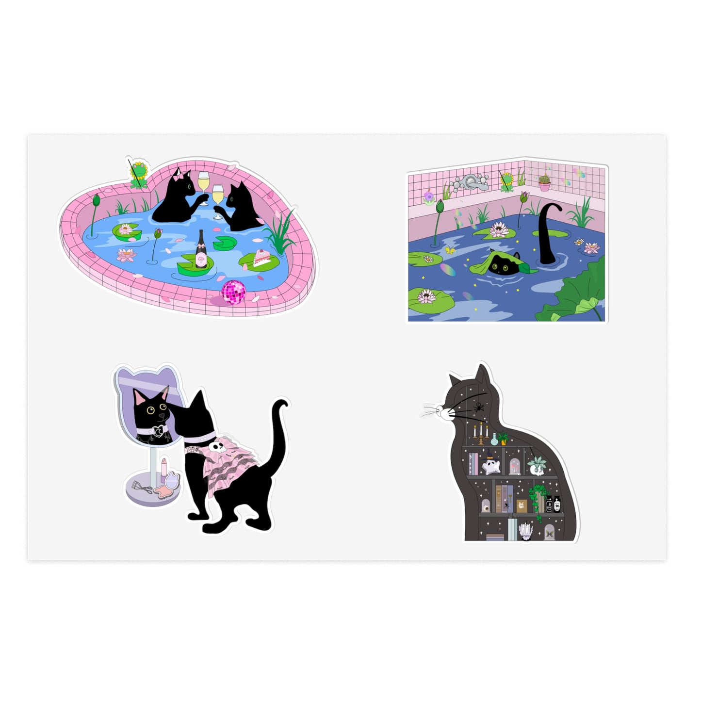 Sheppy Special Edition Black cat Sticker Sheets