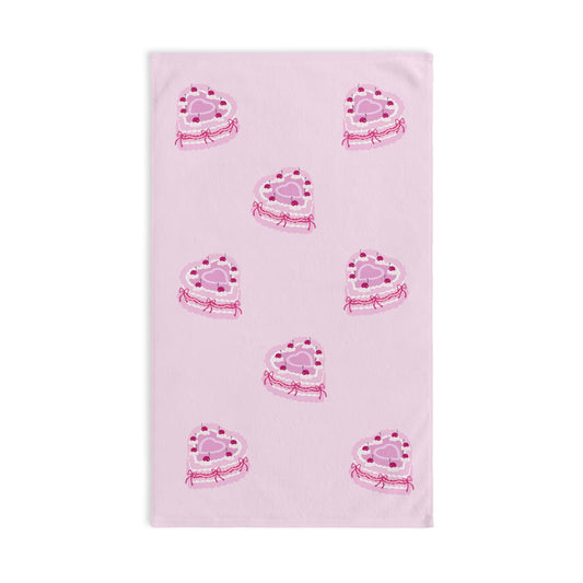 Pink Cake Hand Towel