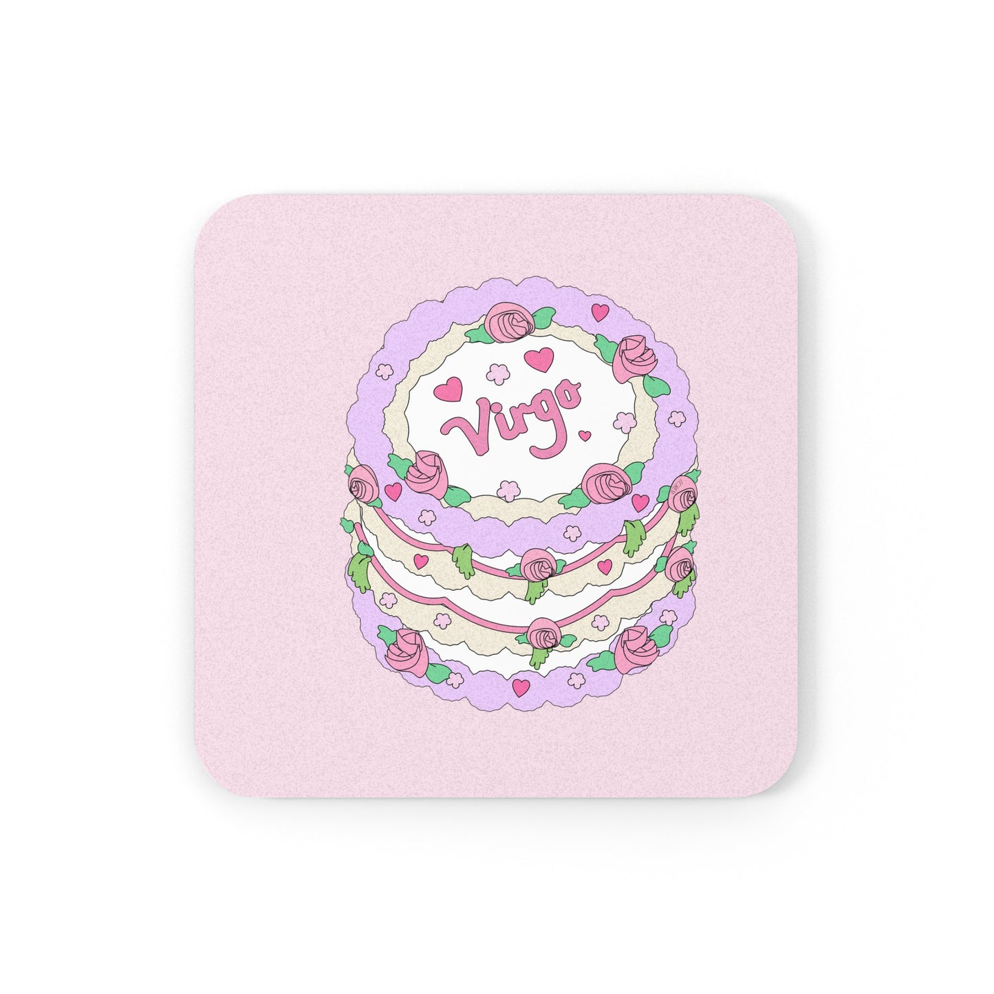 Zodiac Cake Series Coaster Virgo