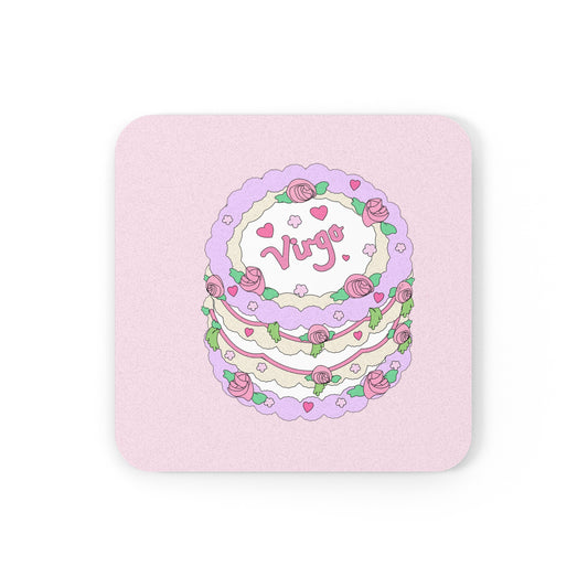 Zodiac Cake Series Coaster Virgo