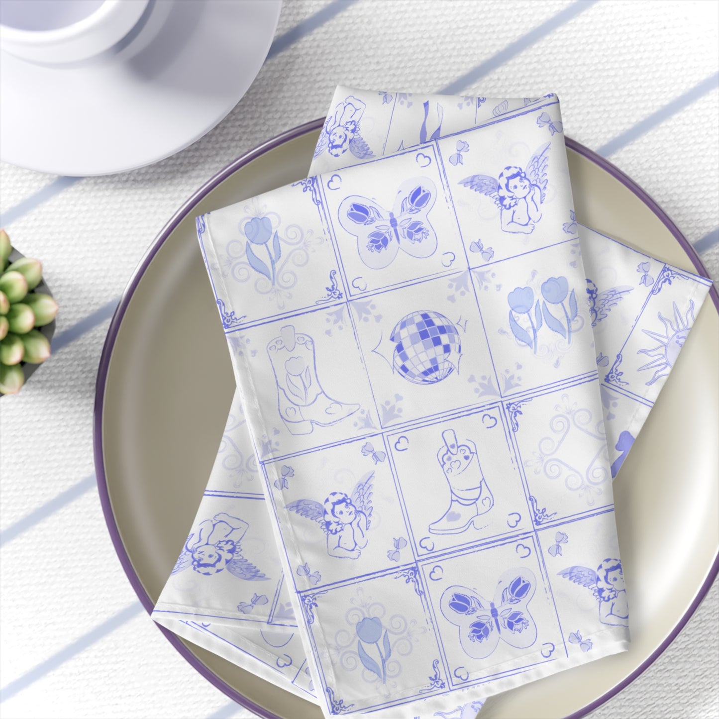 Angelic Tile style Napkins