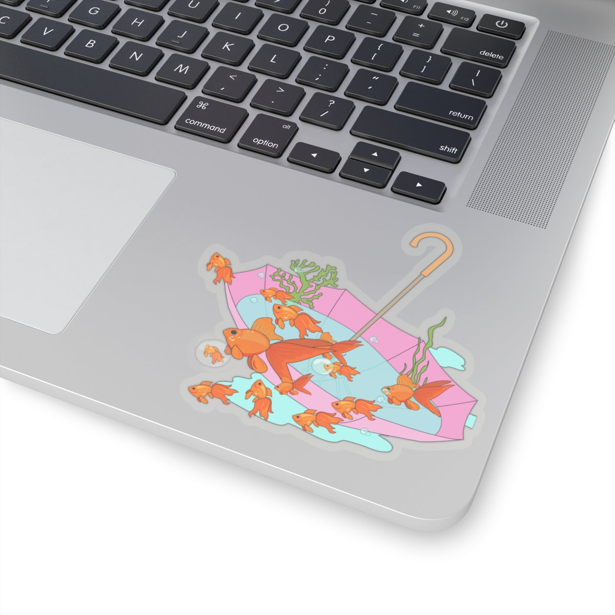 Goldfish in Tokyo Kiss-Cut Stickers