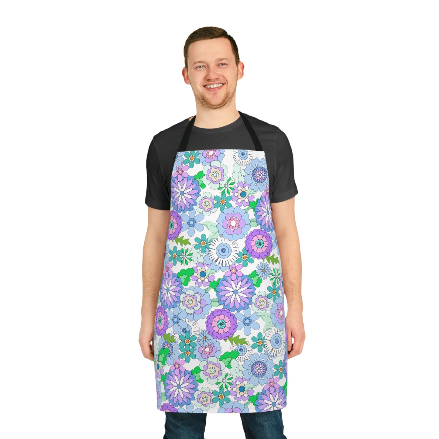 Retro Flower Child Apron