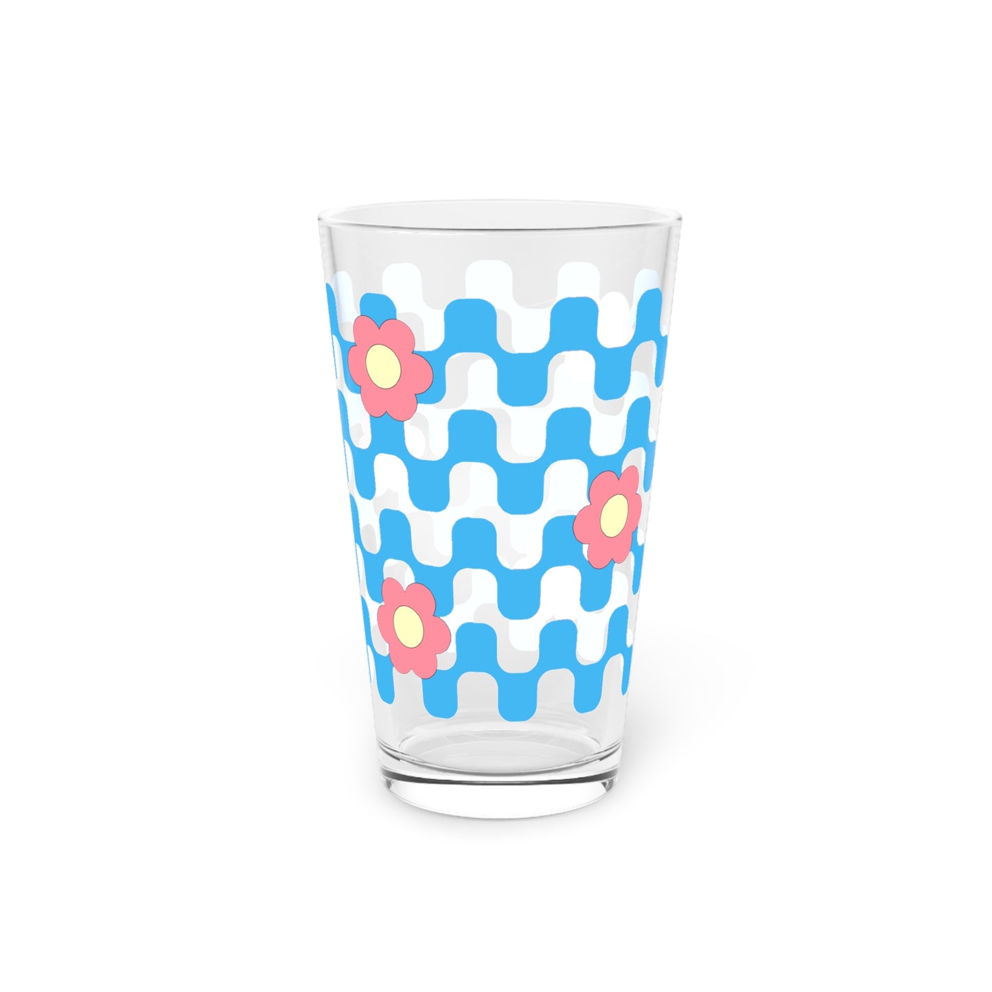 Blooming Inner Chid Soul Pint Glass BLUE