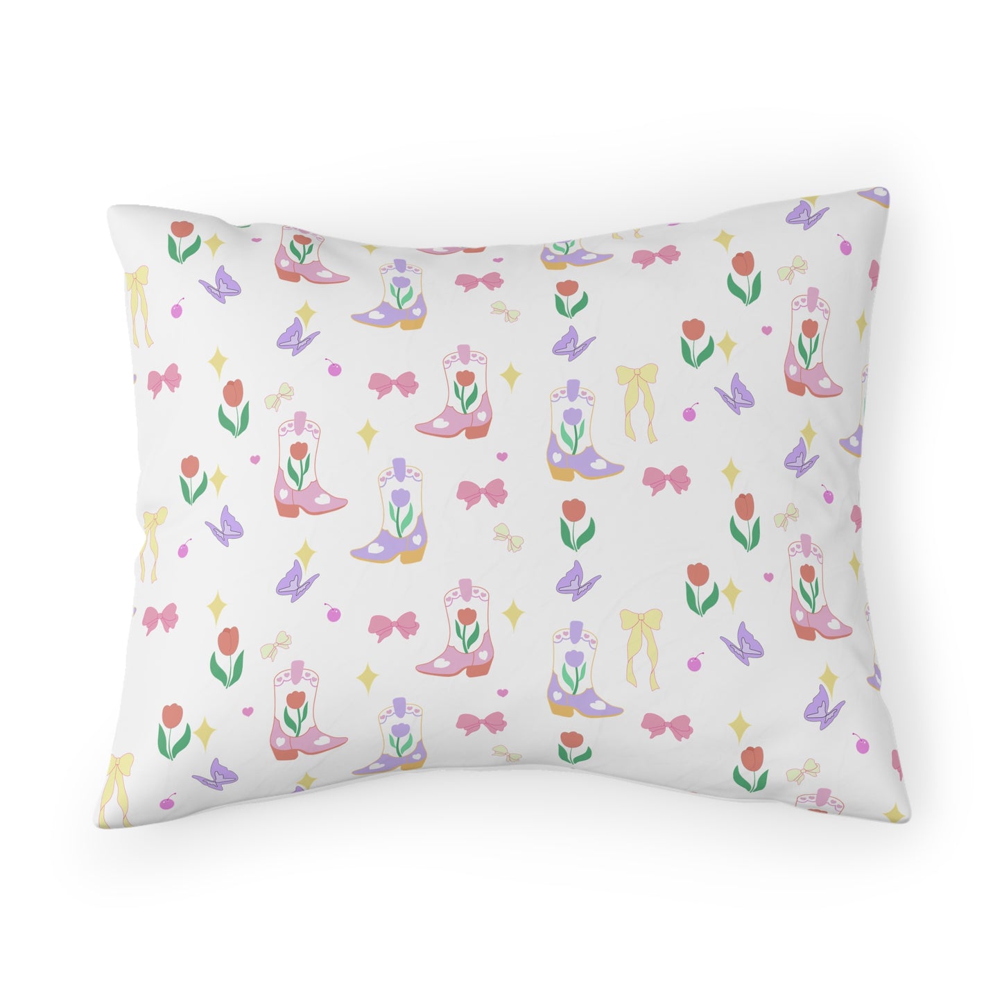 Howdy Girl aesthetic Tulip Pillow Sham