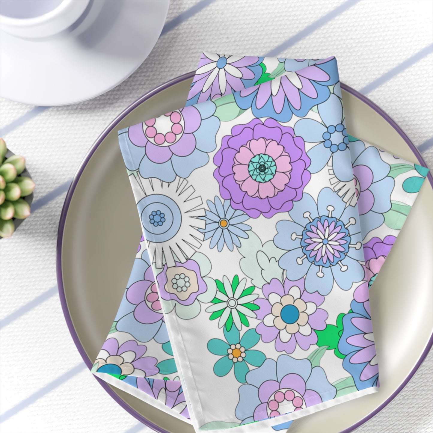 Retro Flower Child Napkins