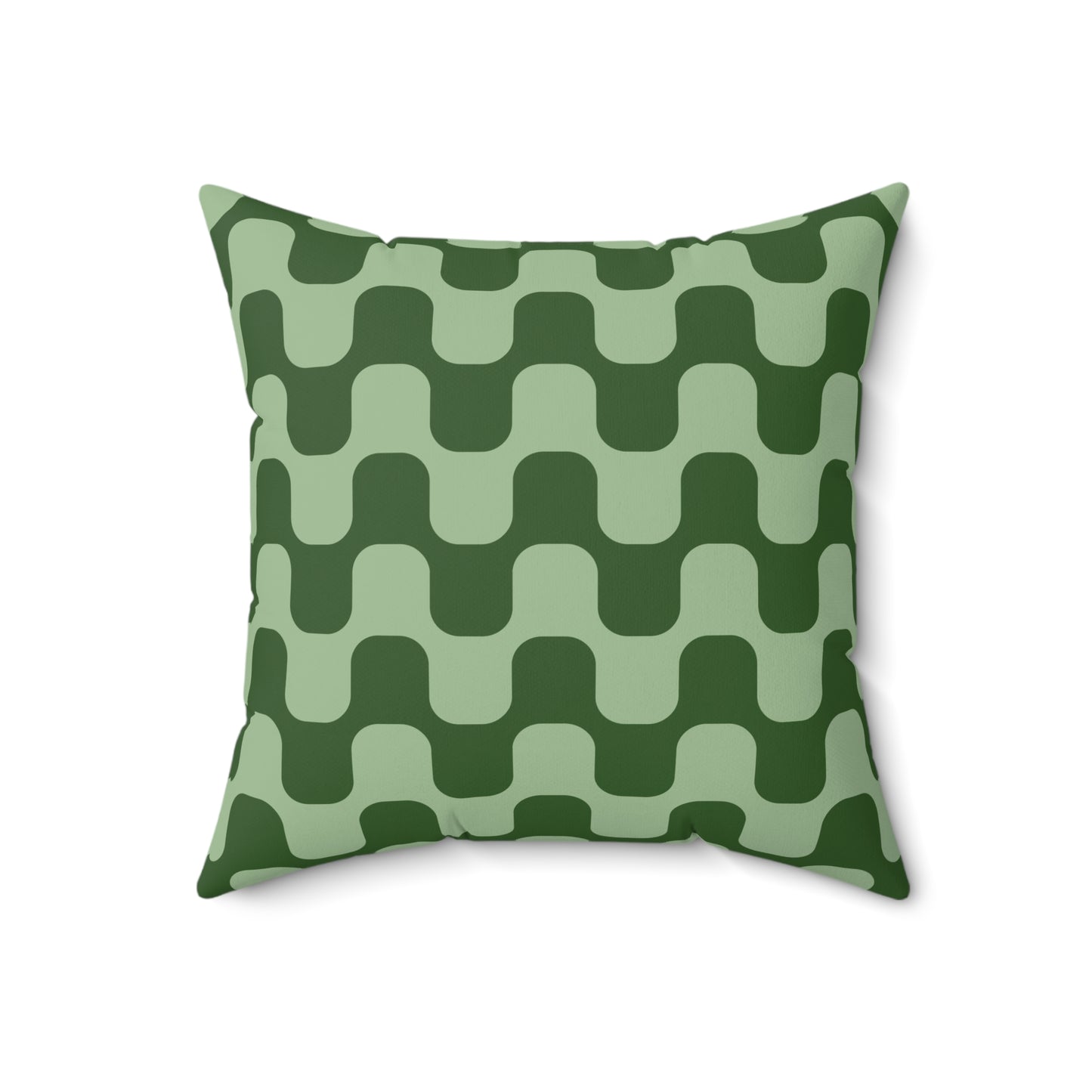 70s Vibe Retro Groovy Aesthetic Square Pillow