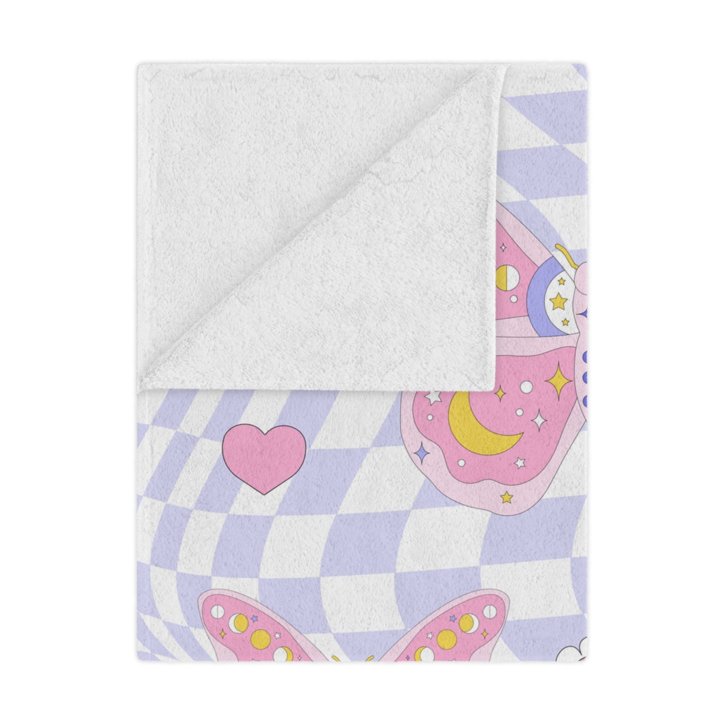 KawaII Pastel Soft Grunge Butterfly Blanket