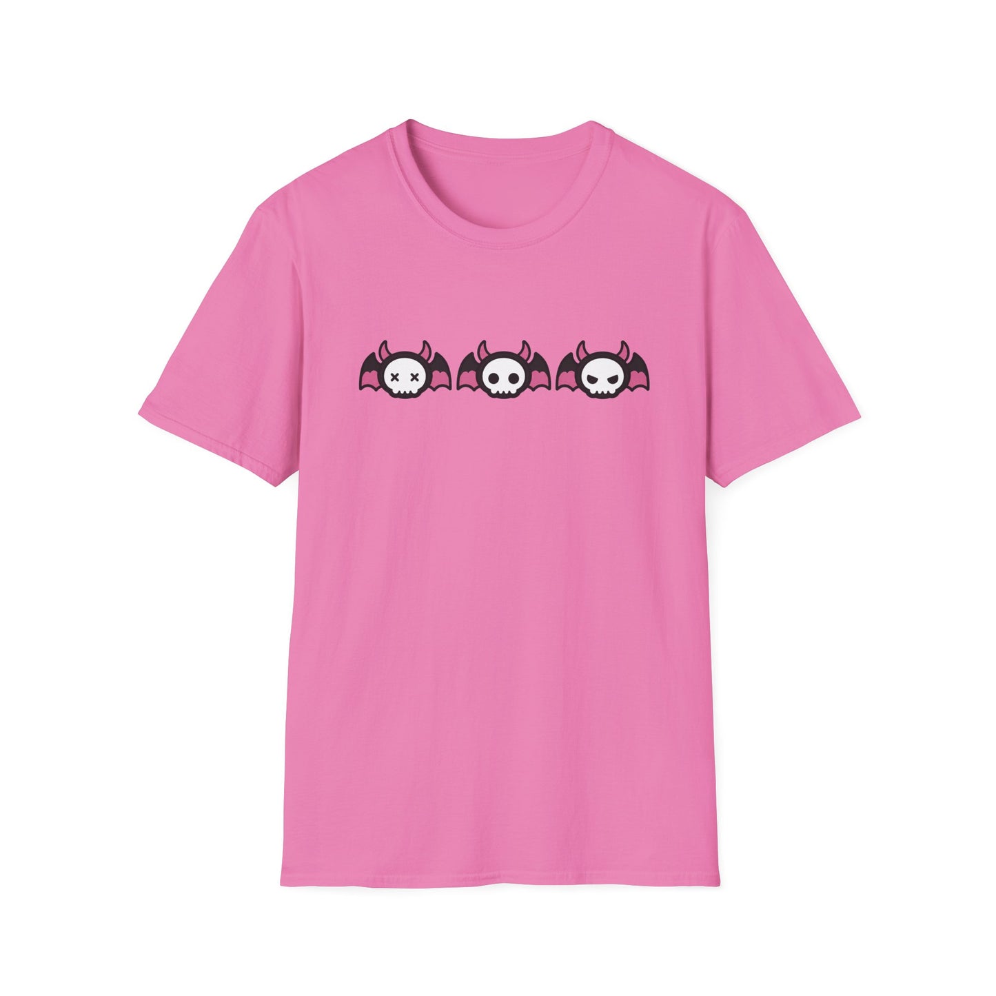 Devil Bat Skull Scene Kids Cotton Unisex Tee (XS–5XL)