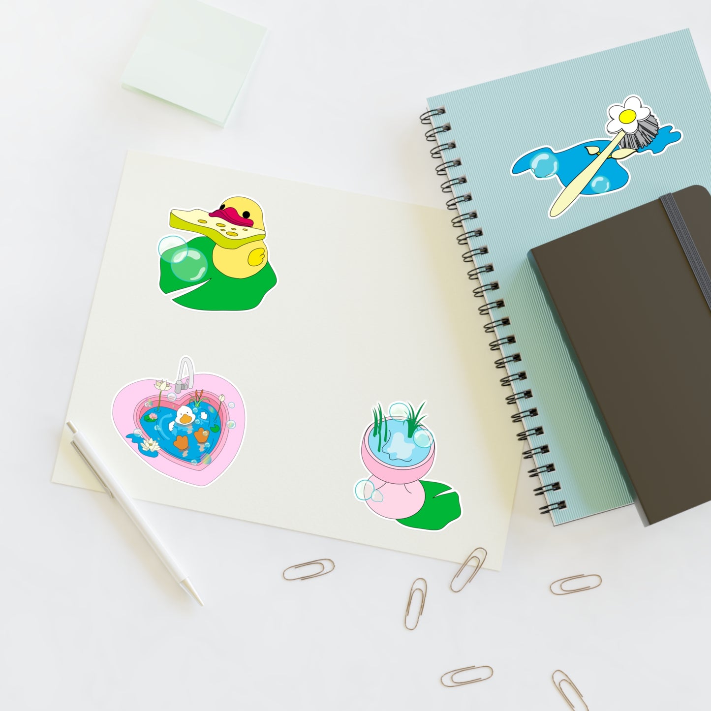 duck daydream 2 Sticker Sheets