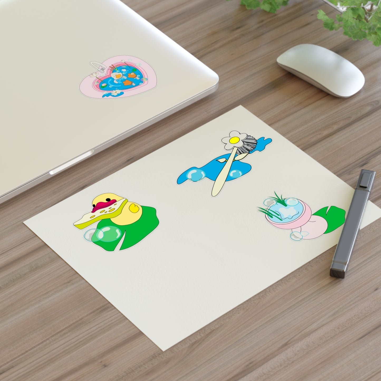 duck daydream 2 Sticker Sheets