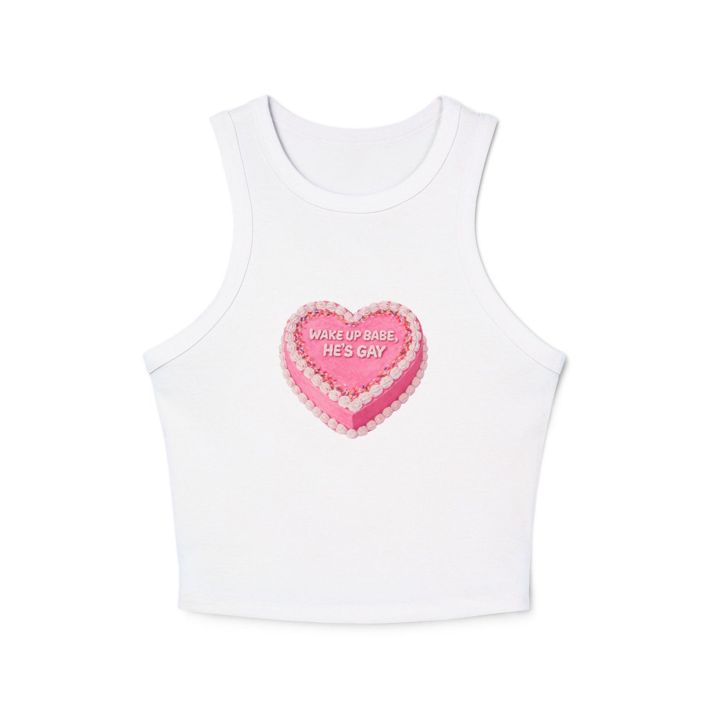 Wake Up Babe Heart Cake Tank
