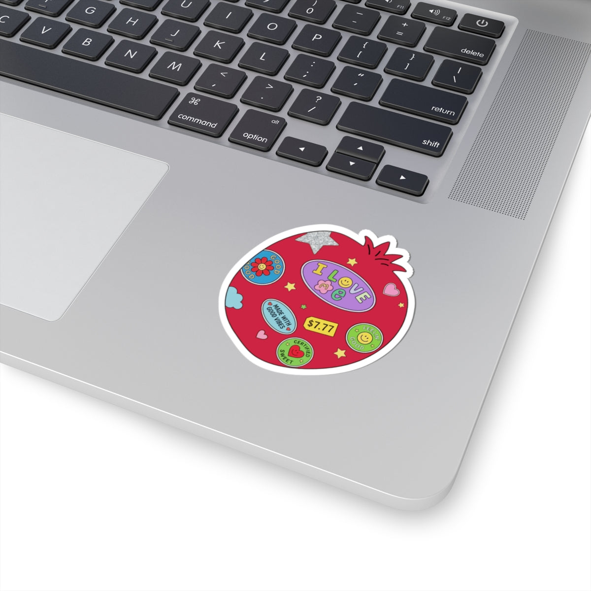 Pomegranate Sticker – Cute Collage Vinyl Sticker