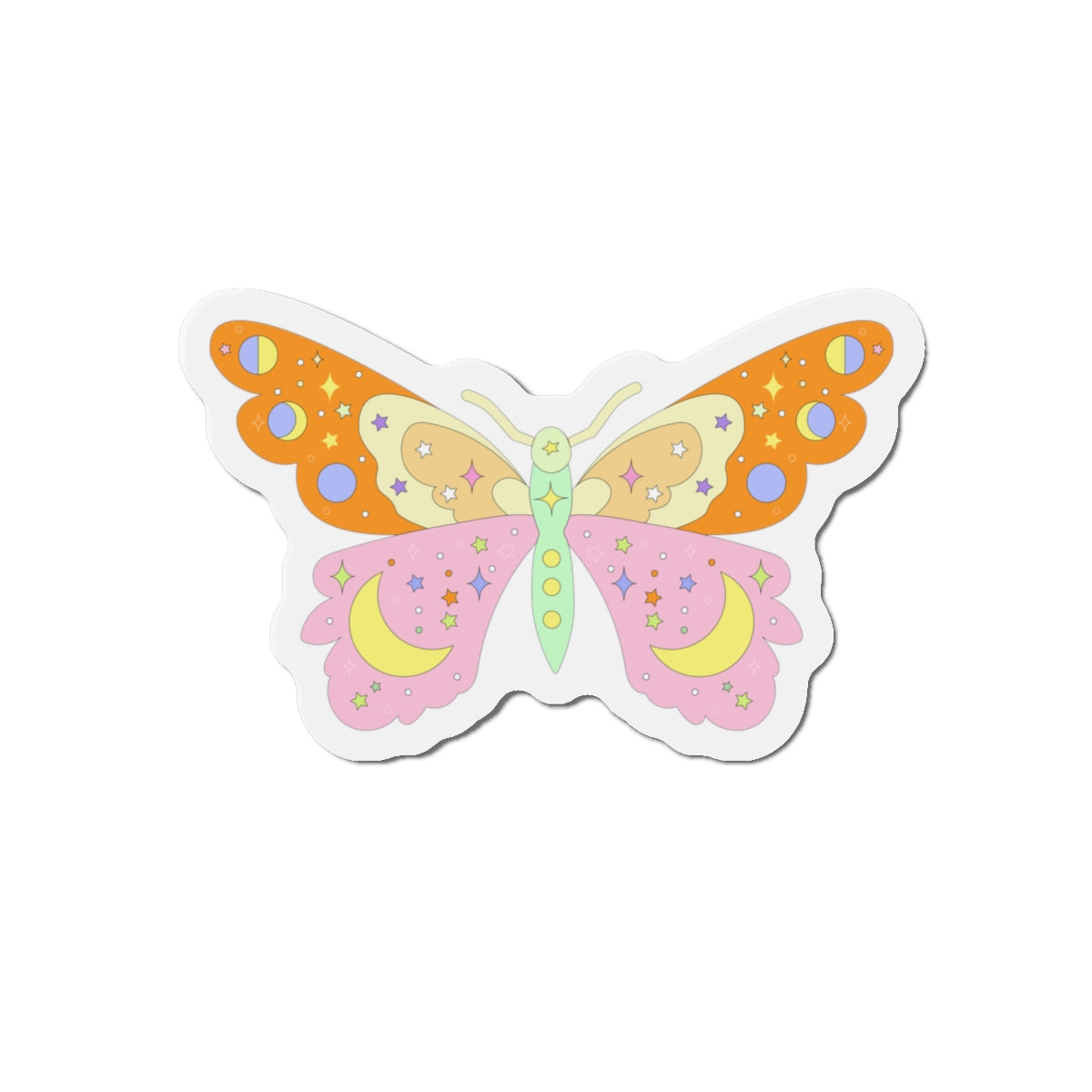 Kawaii Boho Soft Girl Aesthetic Butterfly Magnets