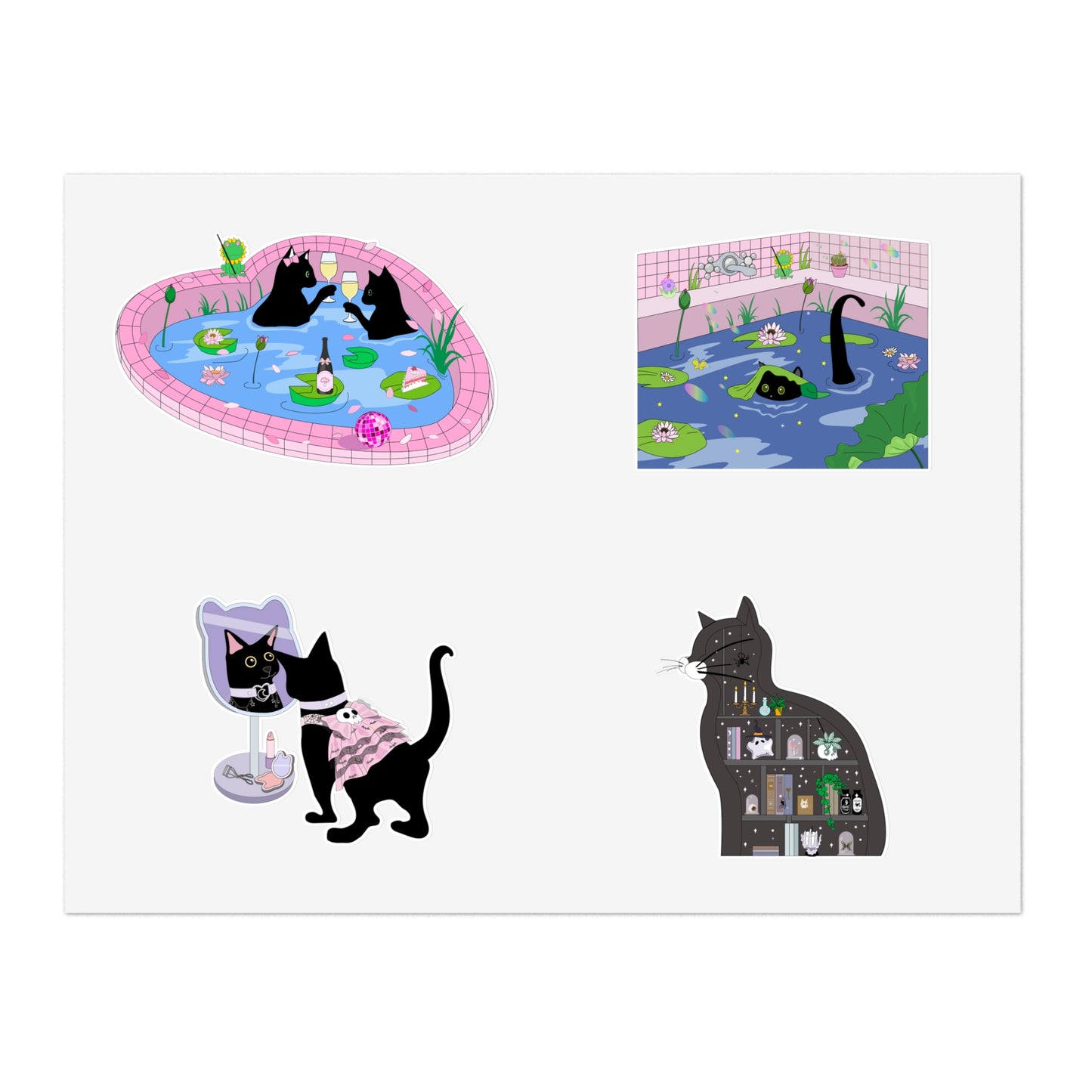 Sheppy Special Edition Black cat Sticker Sheets