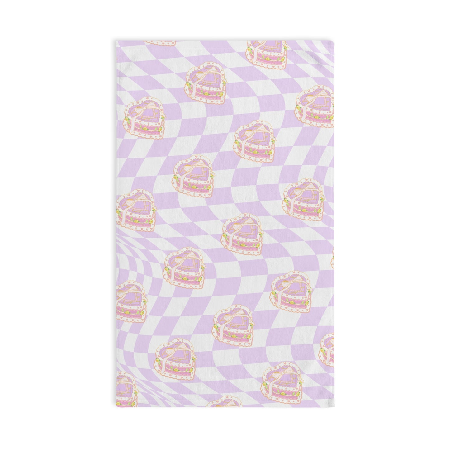 Kawaii Pastel Cake Hand Towel