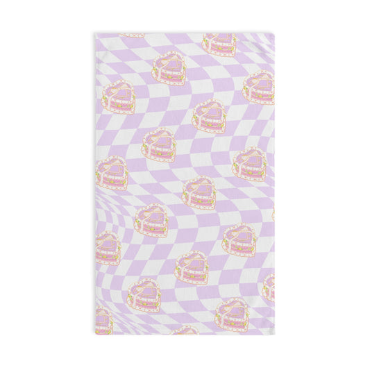 Kawaii Pastel Cake Hand Towel