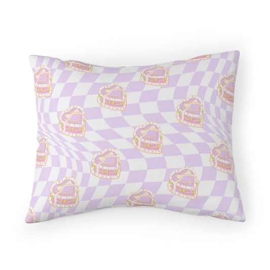 Kawaii Pastel Cake Pillow Sham