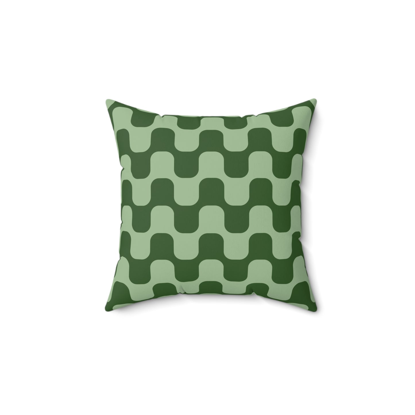 70s Vibe Retro Groovy Aesthetic Square Pillow