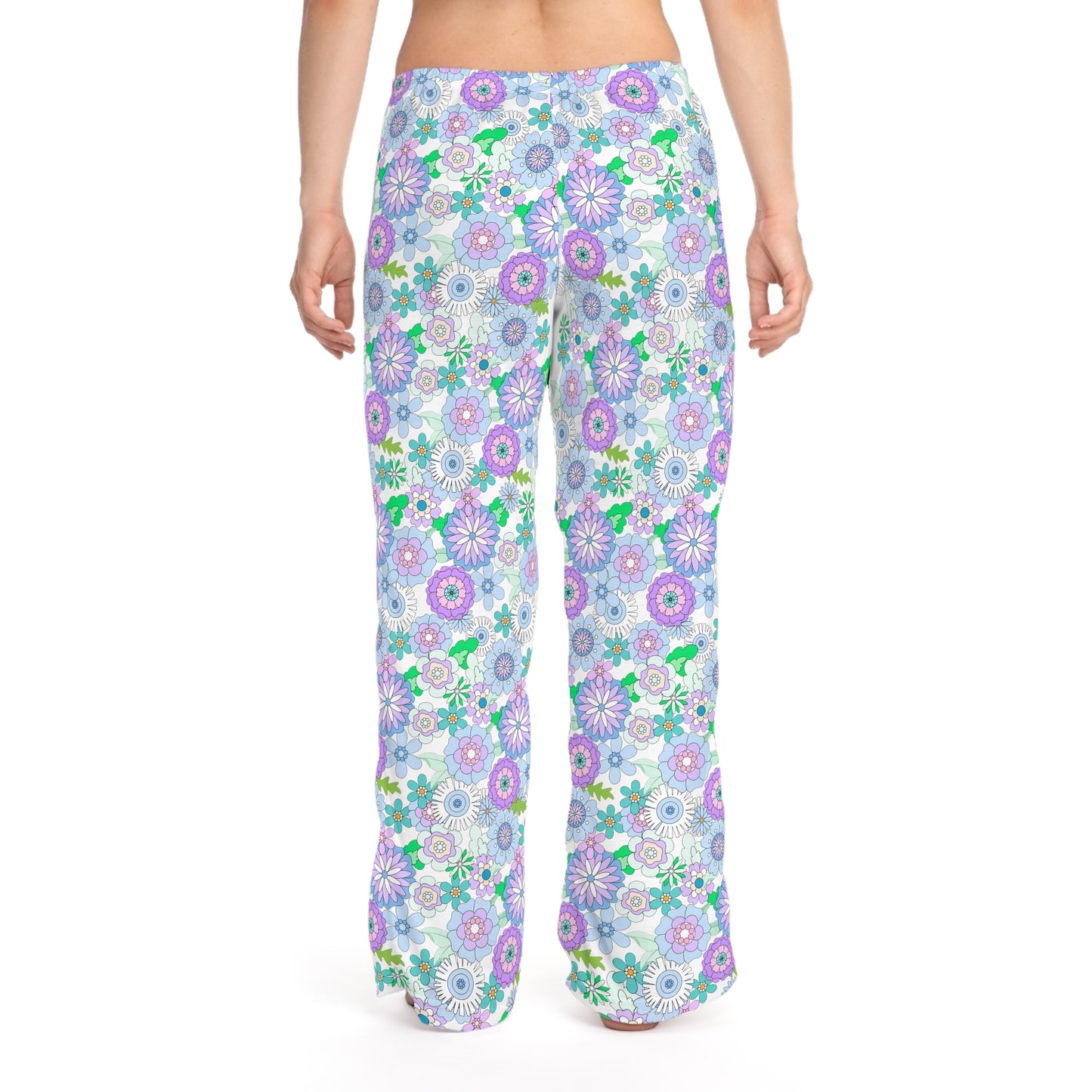 Retro Flower Child Pajama Pants