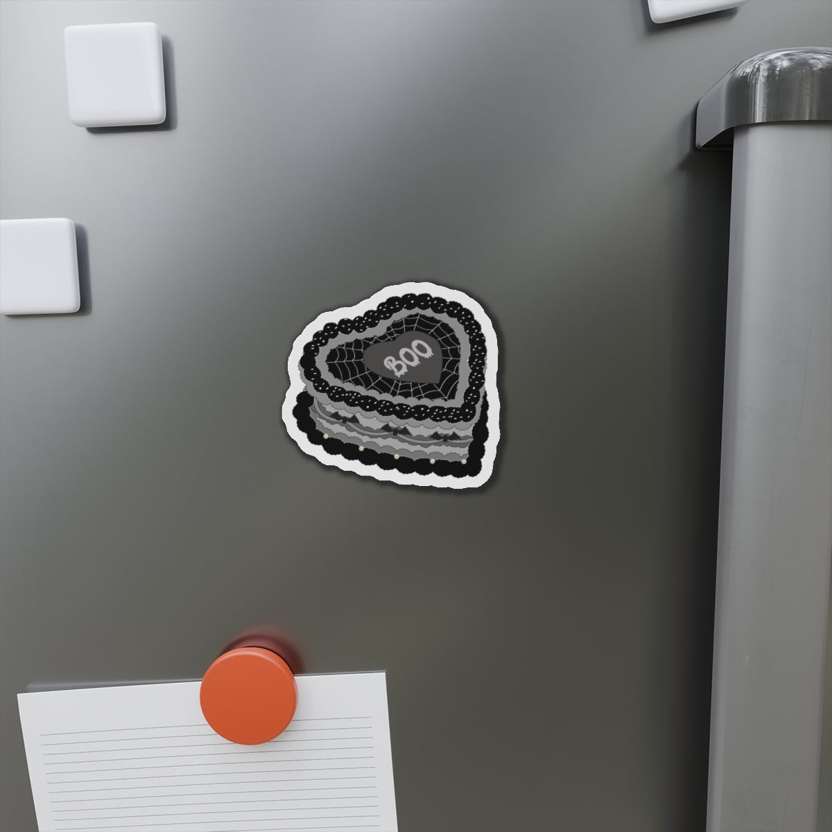 Kawaii Goth BOO Cake Magnets