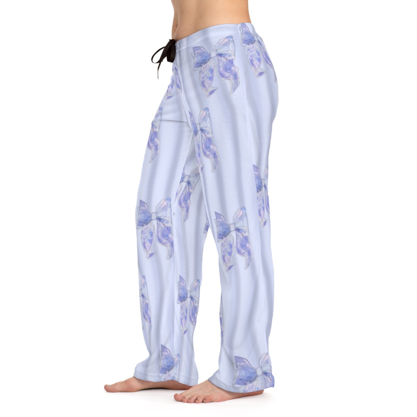 Blue Bow Pajama Pants