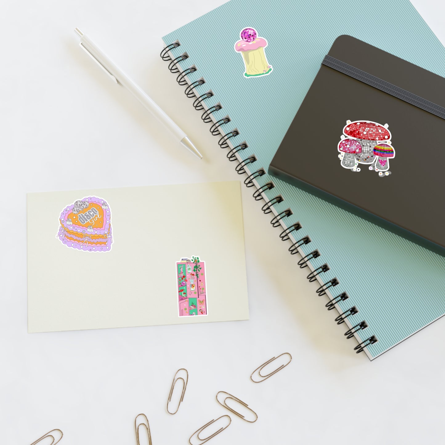 Disco Girl Sticker Sheets