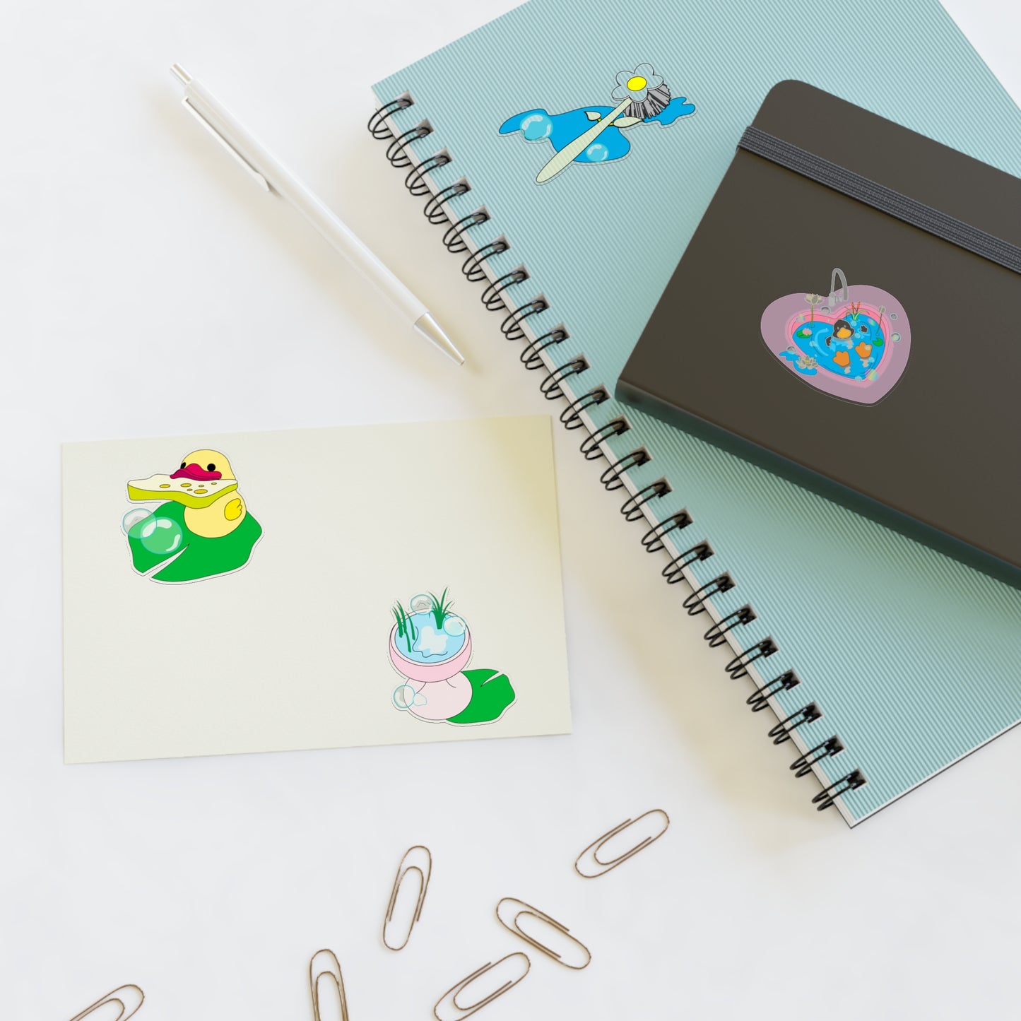 duck daydream 2 Sticker Sheets