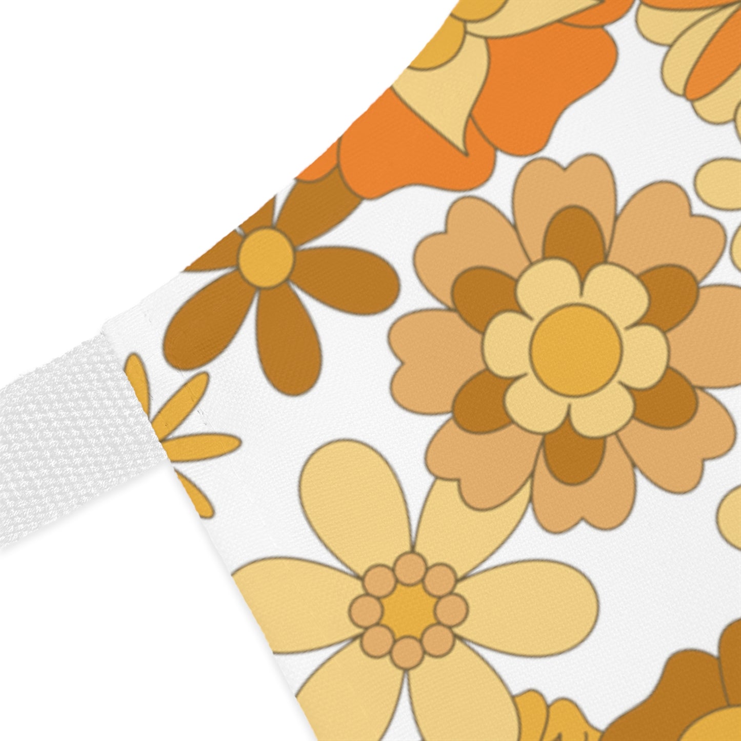 Groovy Retro 70s Vibe Flower Child Apron