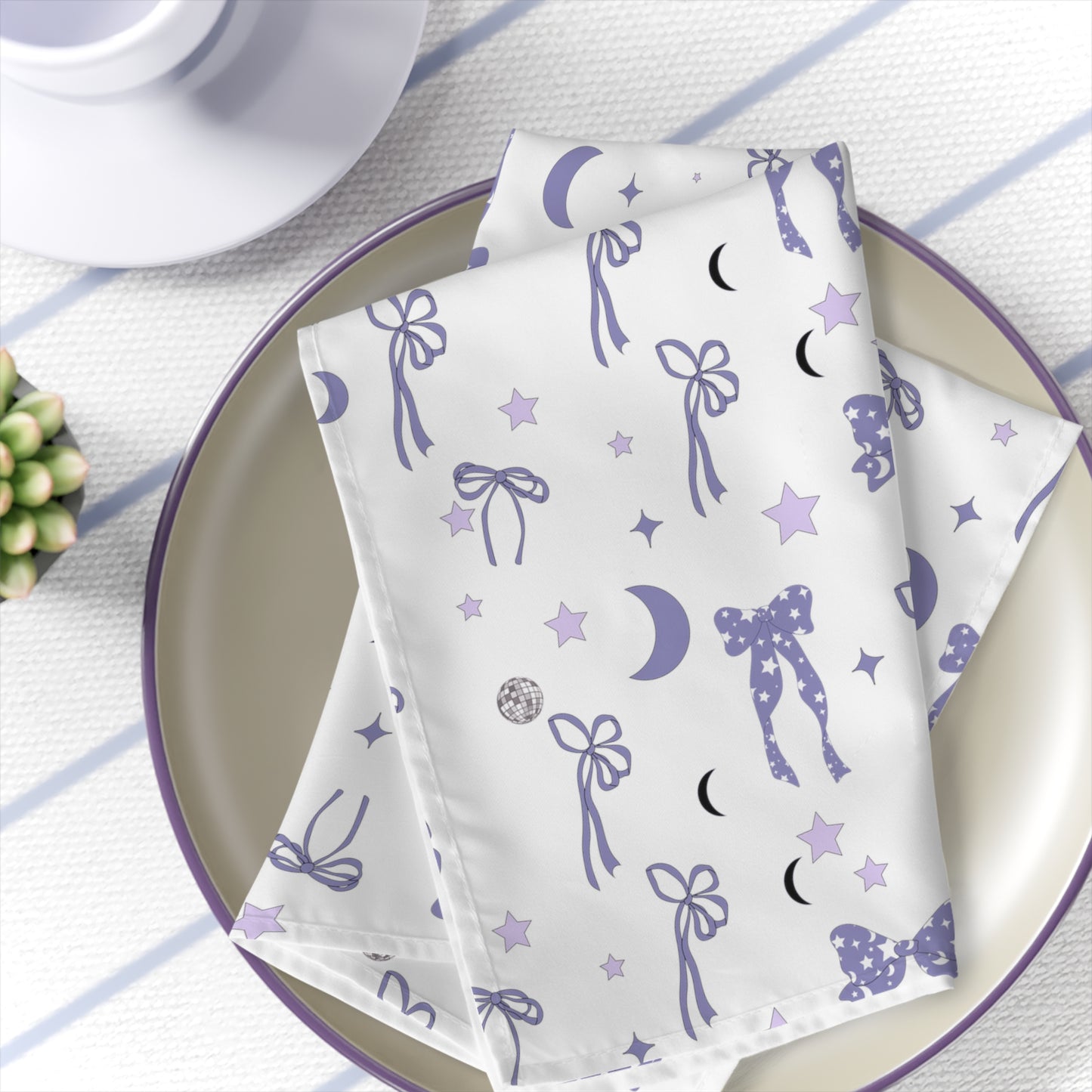 Moon Chid Aesthetic Girl Napkins