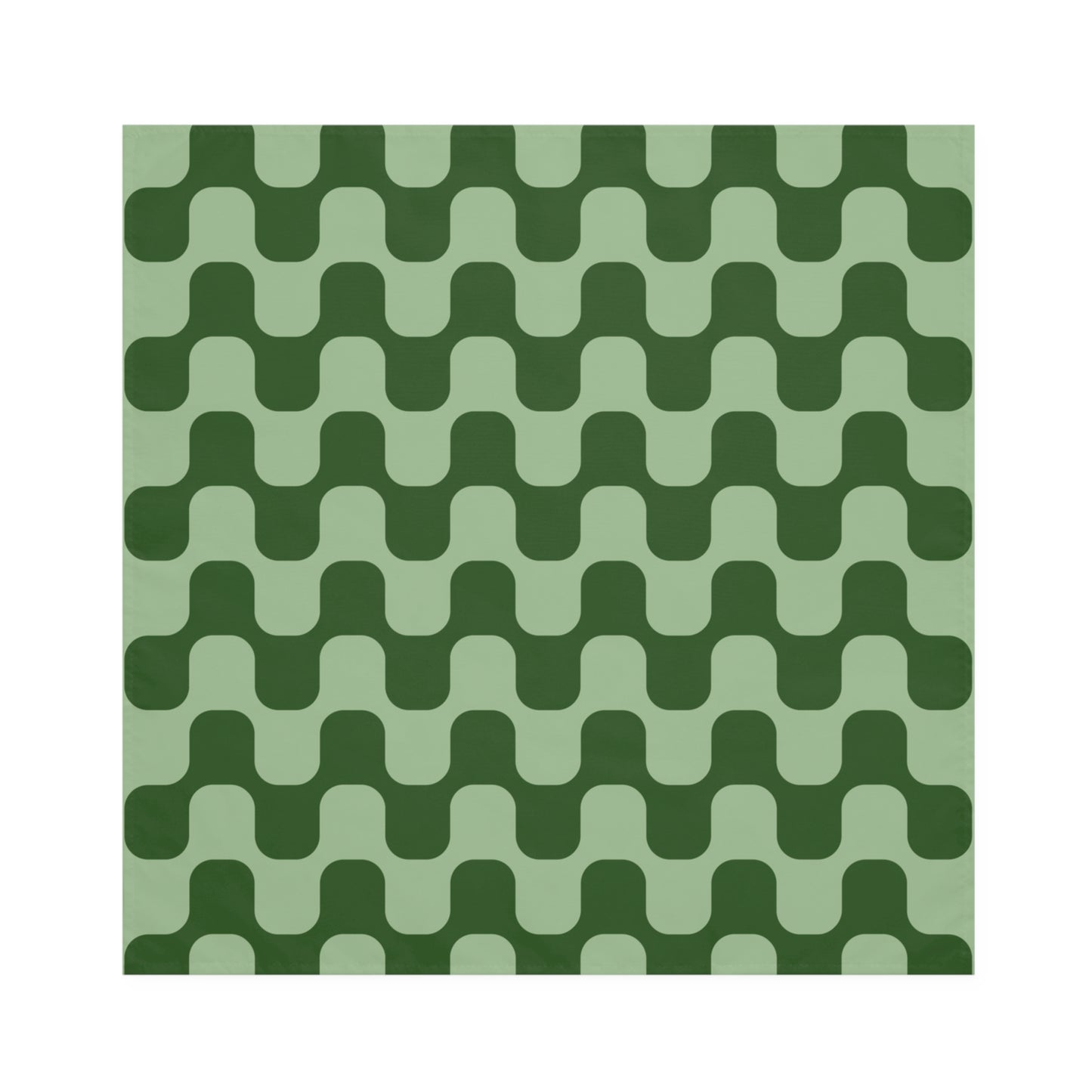 Retro Groovy Aesthetic Napkins GREEN