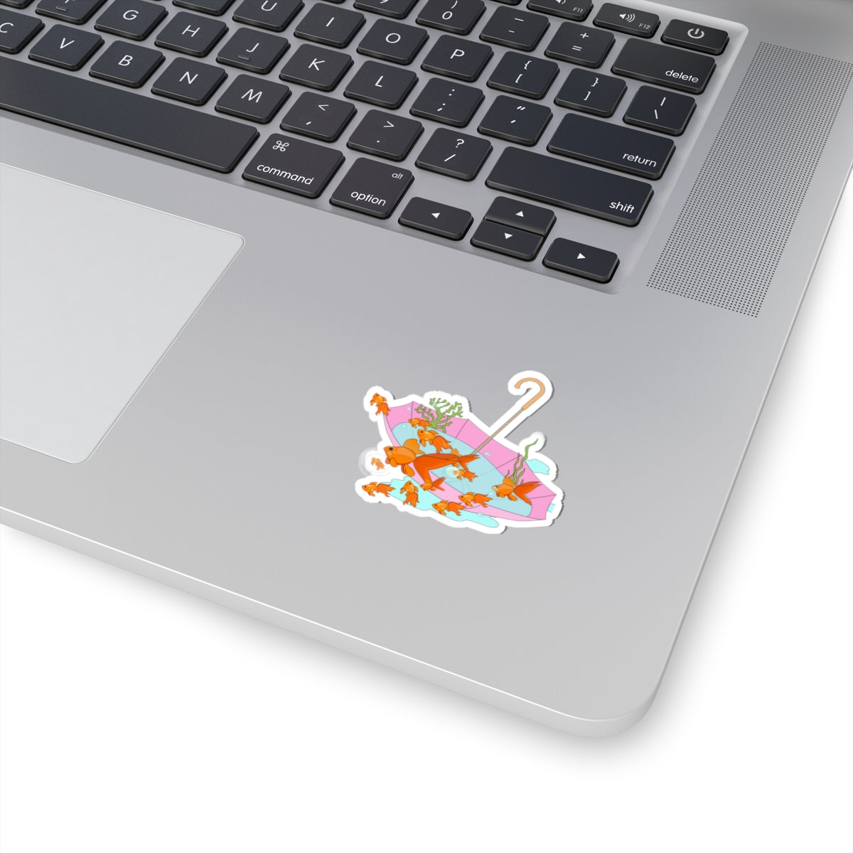 Goldfish in Tokyo Kiss-Cut Stickers