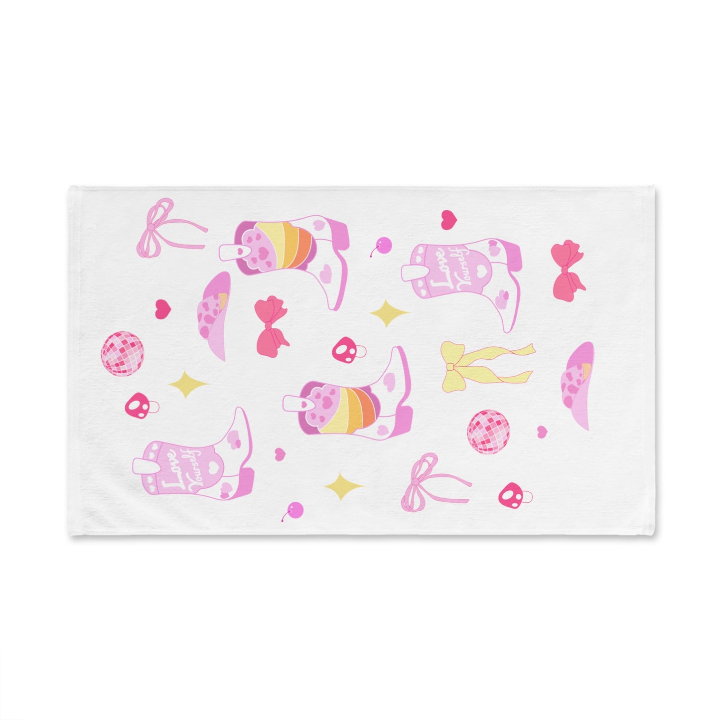 Howdy Girl aesthetic Hand Towel