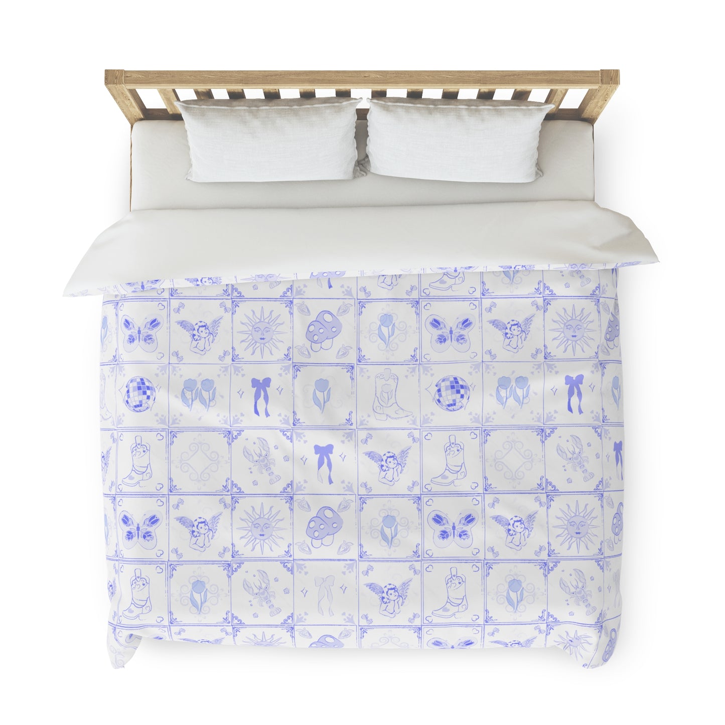 Angelic Tile style Duvet Cover