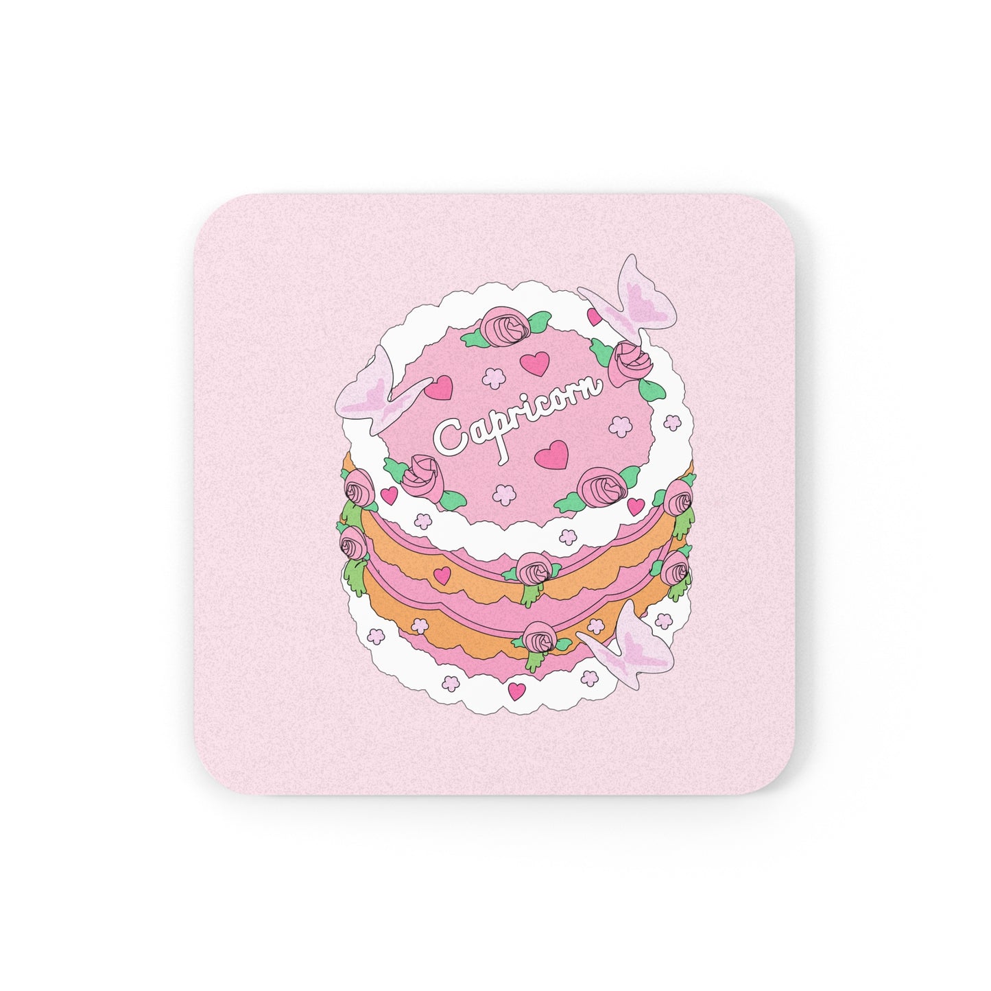 Zodiac Cake Series Coaster Capricorn