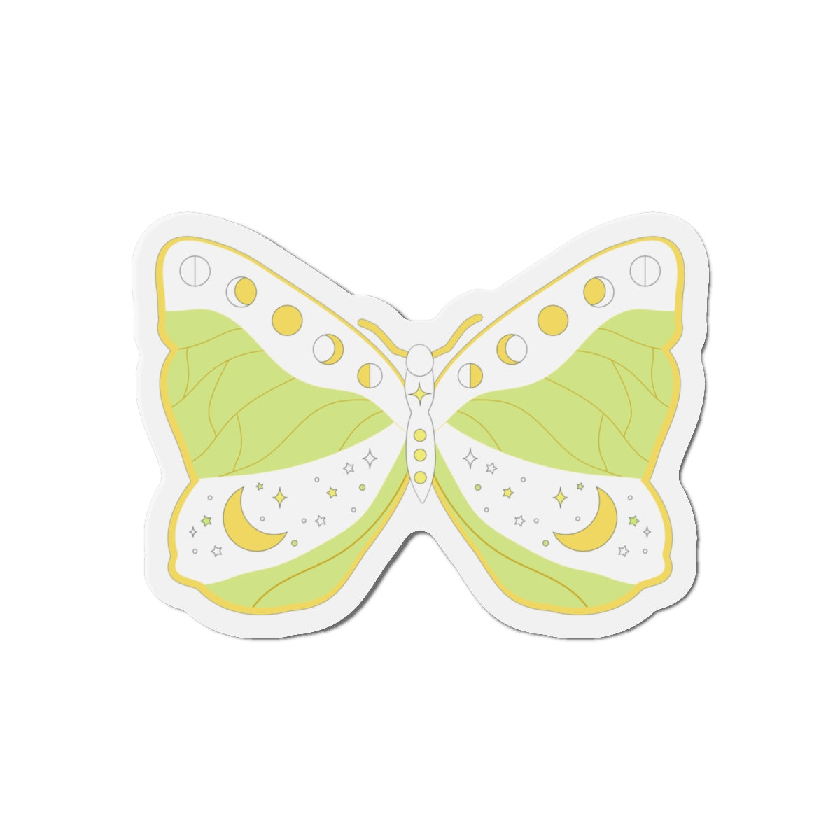 Pastel Grunge Boho Butterfly Magnets