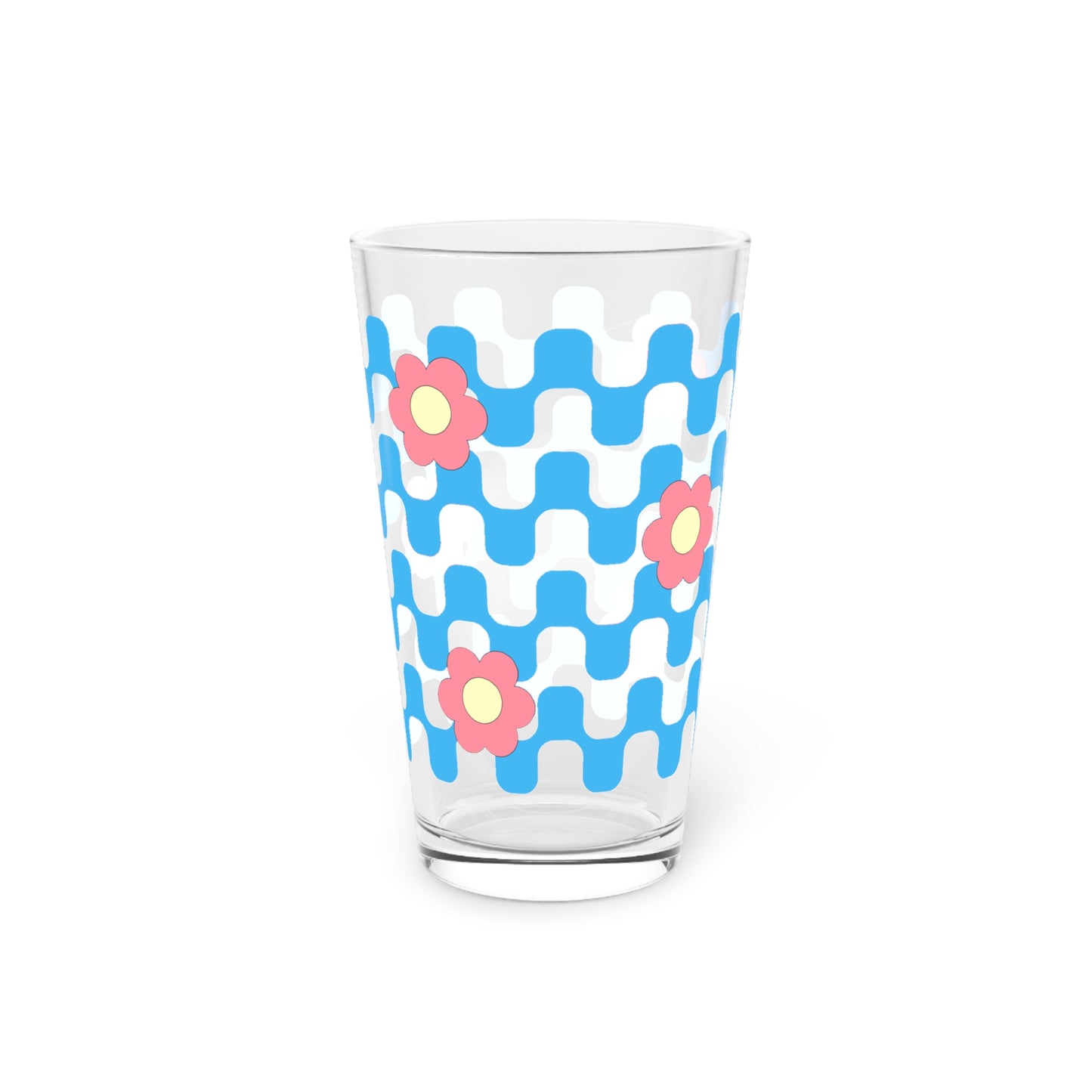 Blooming Inner Chid Soul Pint Glass BLUE