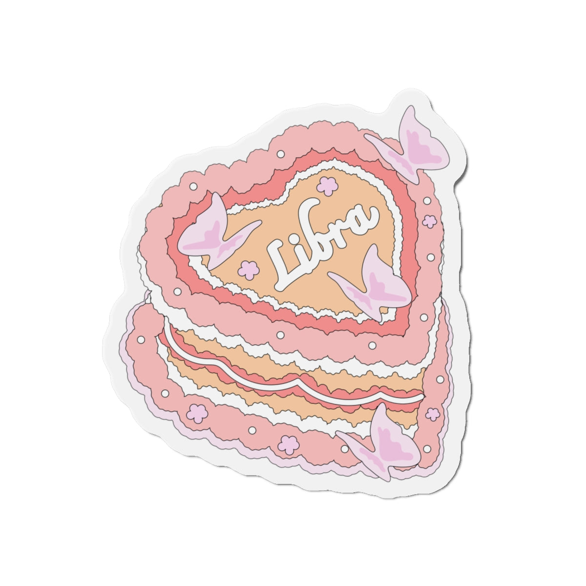 Zodiac Cake Series Libra Magnets