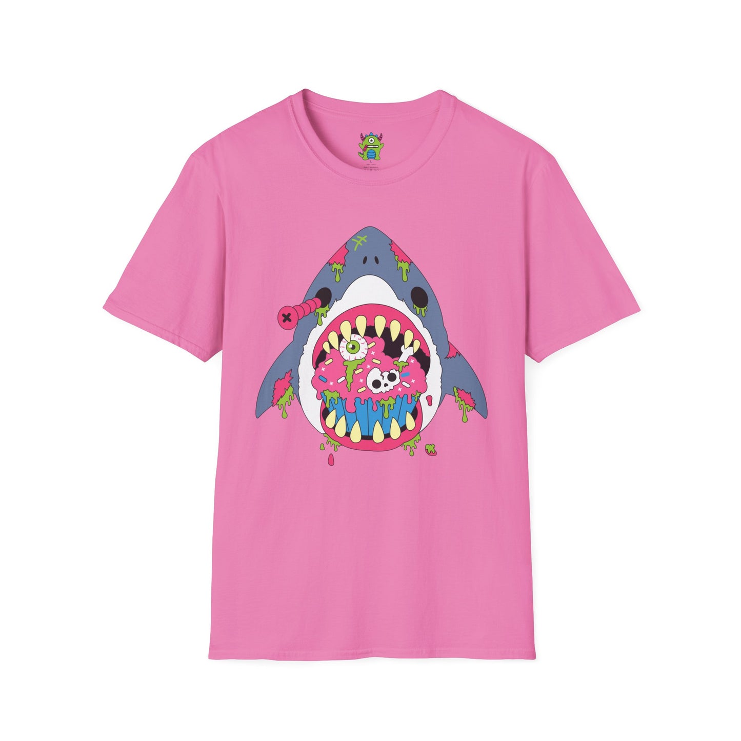 Zombie Shark Graphic Tee — Creepy Cute Monster Shark T‑Shirt