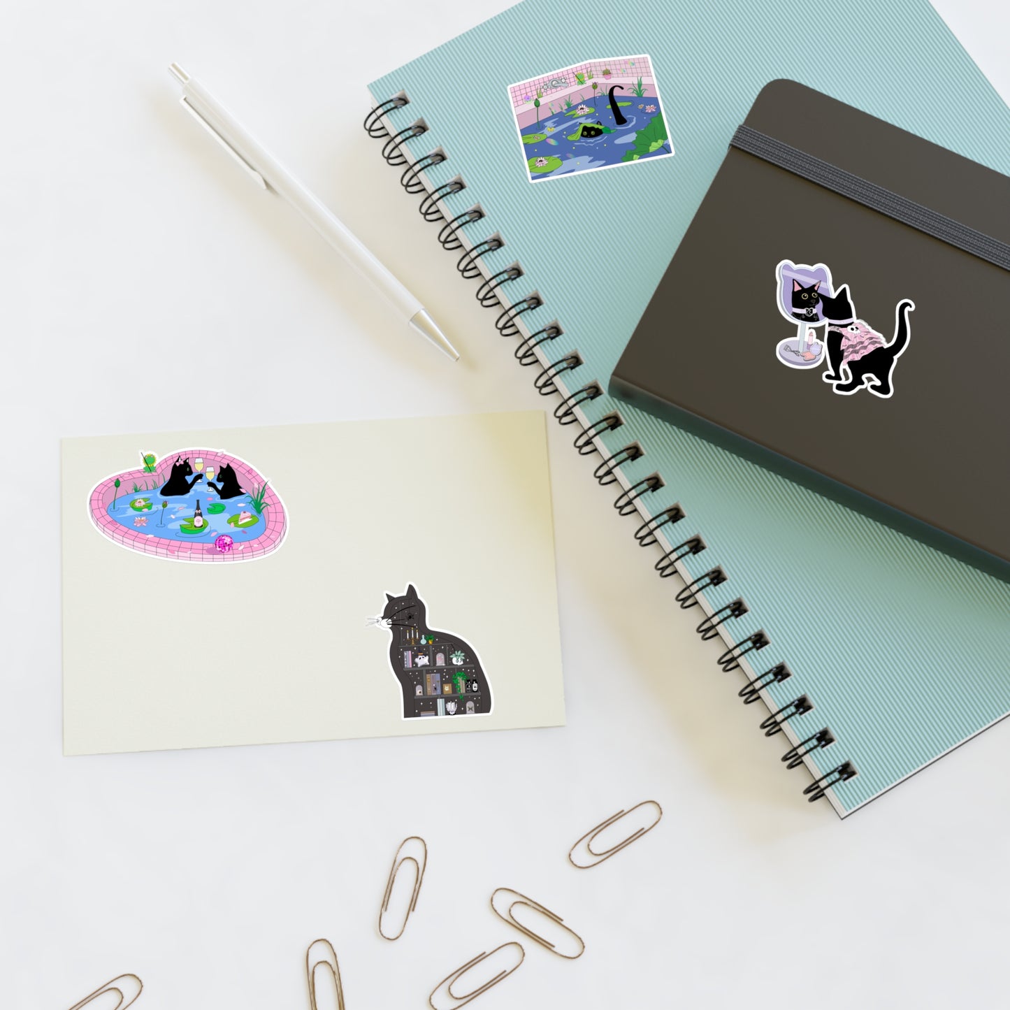 Sheppy Special Edition Black cat Sticker Sheets