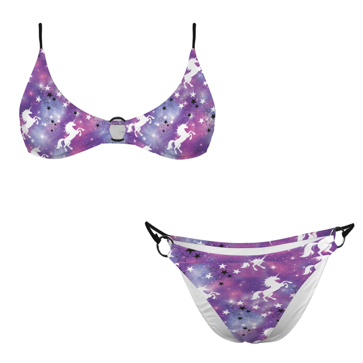 Monster Unicorn Galaxy Ring Bikini Set