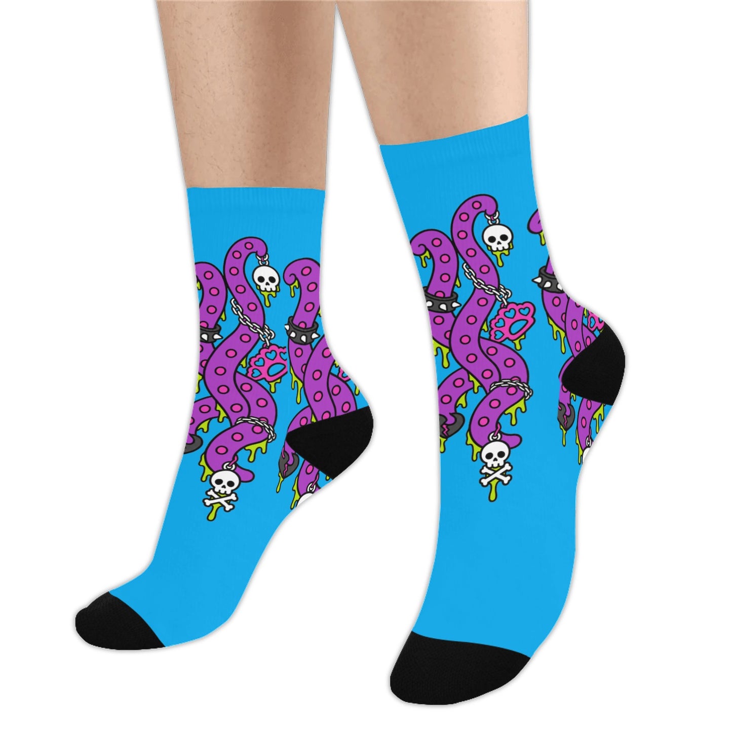 Sheppy Zippy Tako Monster Crew Socks