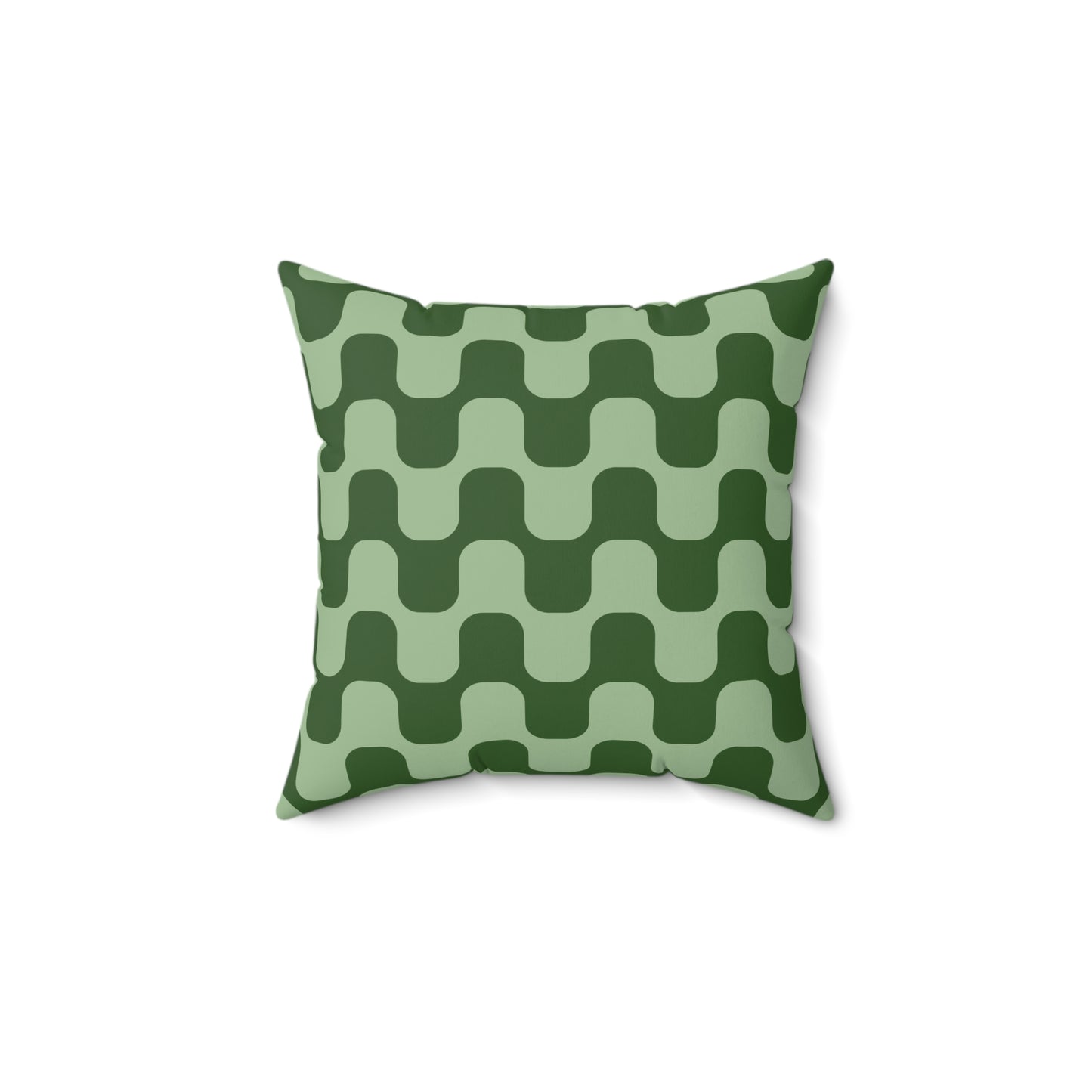 70s Vibe Retro Groovy Aesthetic Square Pillow