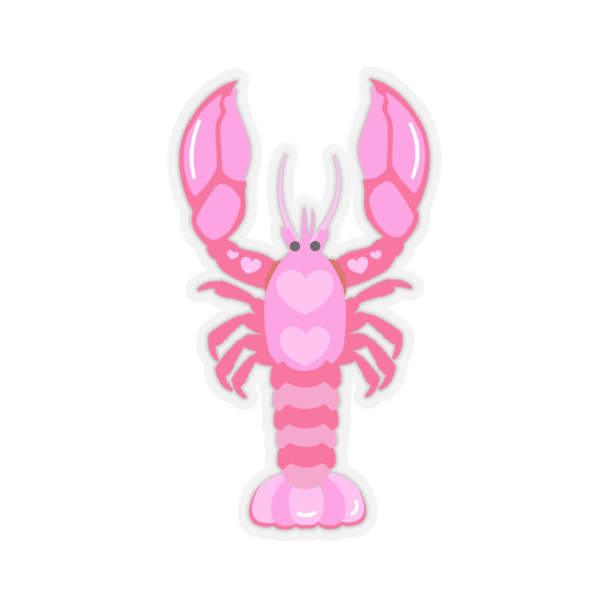 Pink lobster Sticker