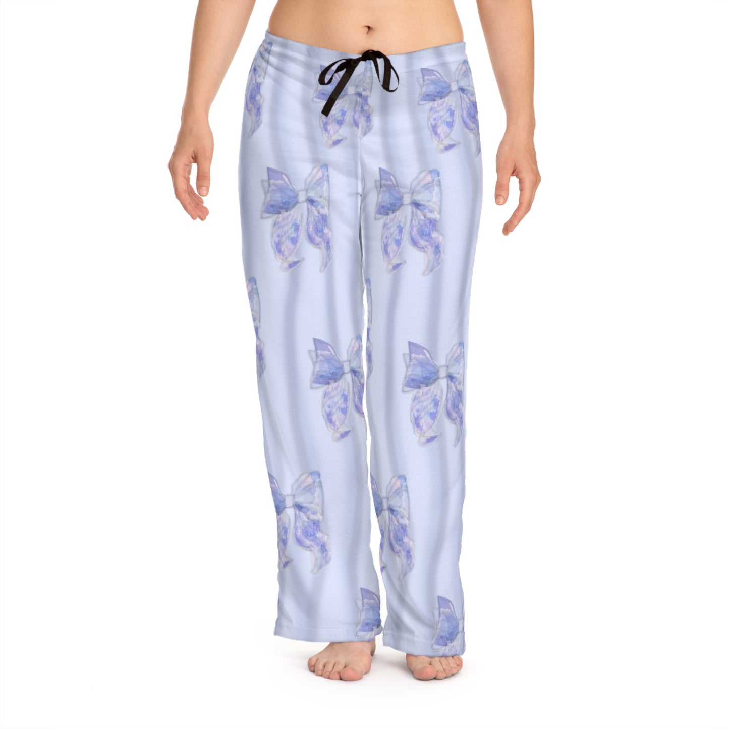 Blue Bow Pajama Pants