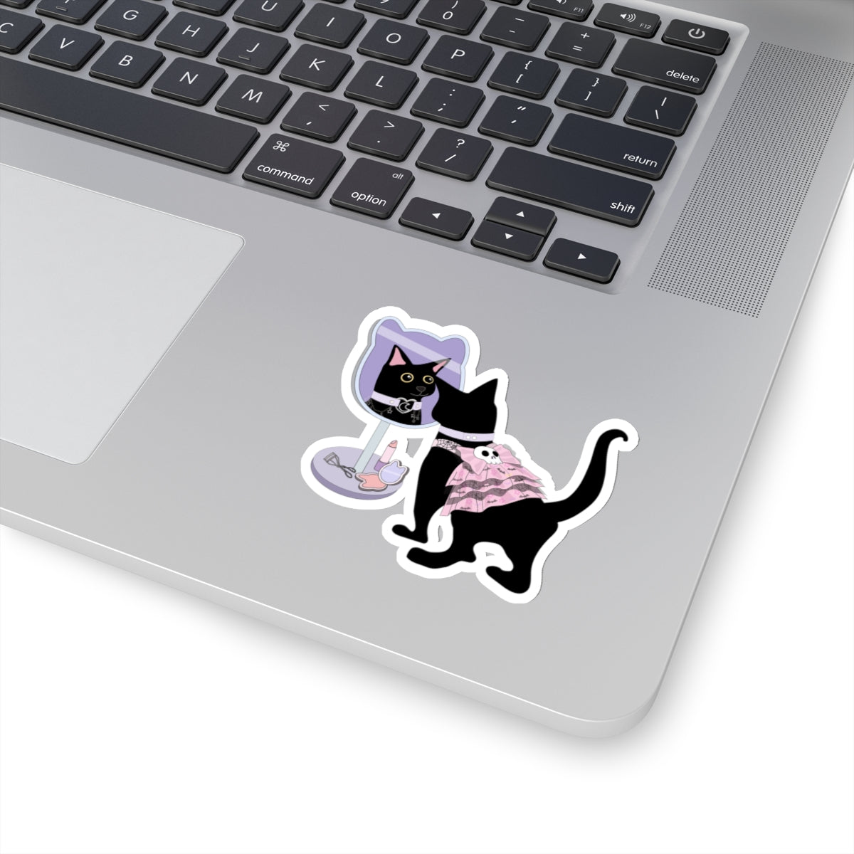 Pastel Goth Kitty Kiss-Cut Stickers