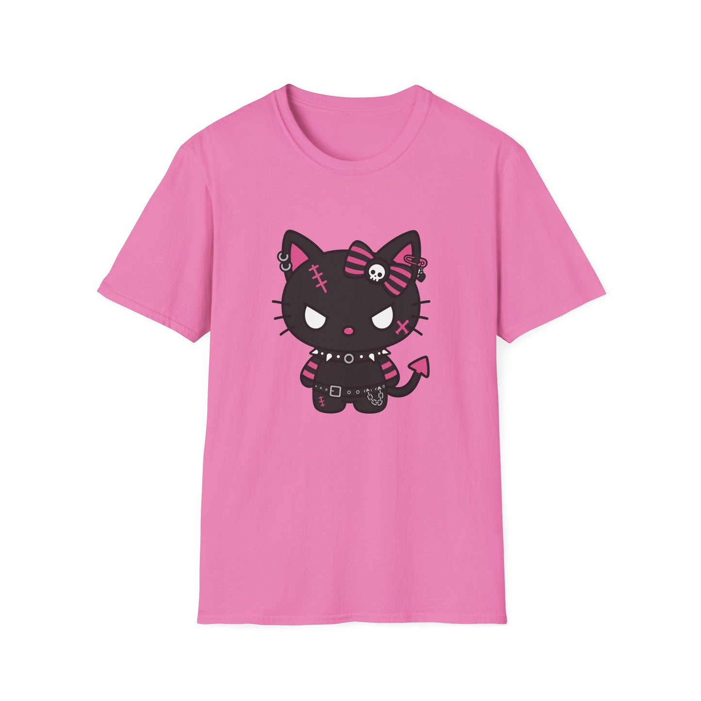 Devil Kitty Scene Kids Cotton Unisex Tee (XS–5XL)