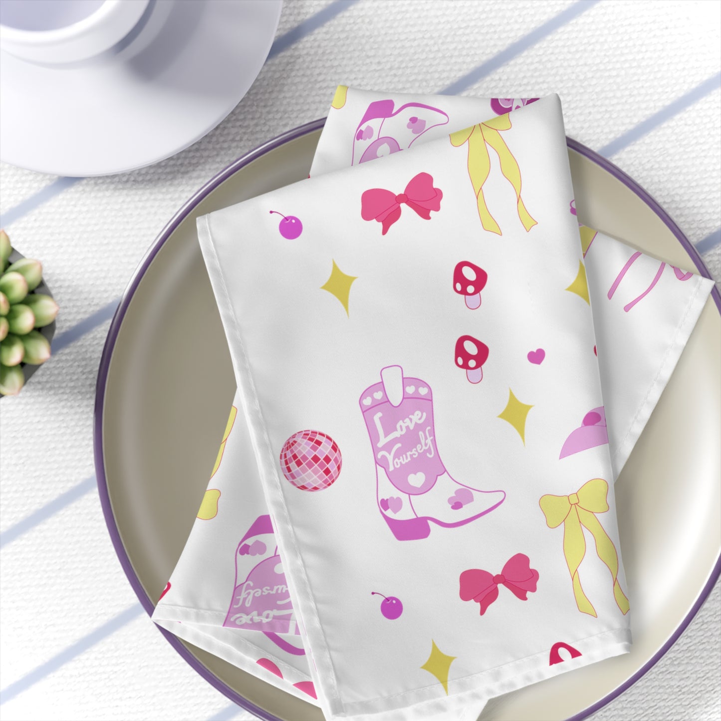 Howdy Girl aesthetic Napkins