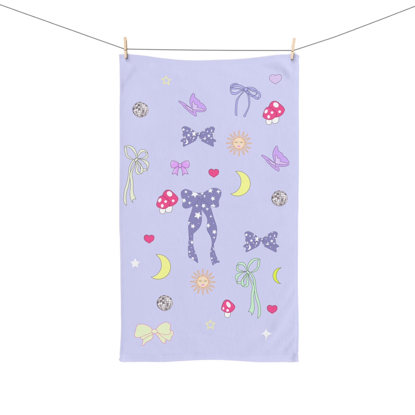 Whimsy Witch vibe Magic girl Hand Towel